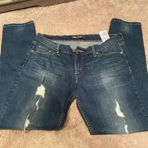 Levi’s dark denim jeans
